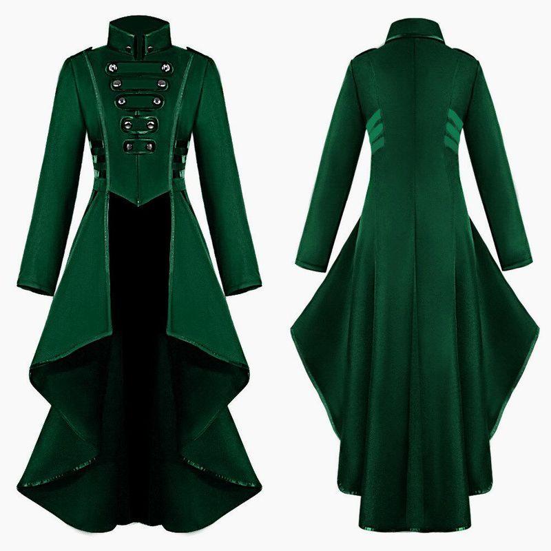 Women's Medieval Irregular Hem Gown