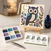 Garden Animal Mosaic Tiles Woodland Art Kit, DIY Tile Craft Beginner Friendly Supplies Crafting Project for Adults, Handmade Home Decor Hands-on Hobby