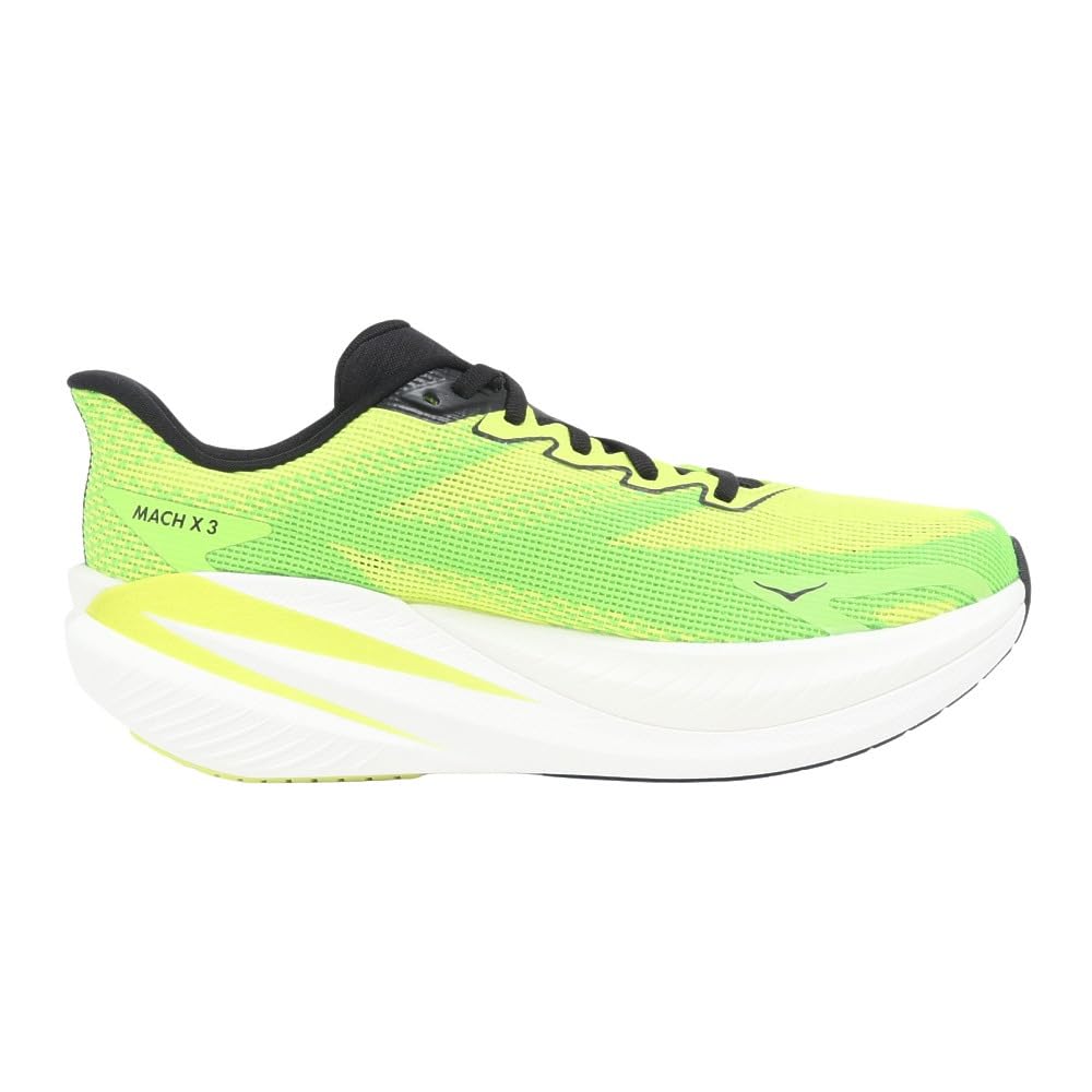 Hoka One One Mach X 3 Running Hoka Size Men's Shoes, Neon, Citrus/Neon Lime, 26.5 (US 8.5), 1168720-NNHK