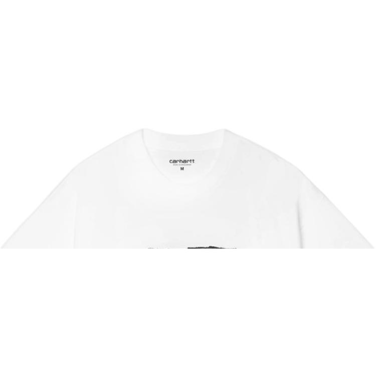 Carhartt WIP FW25 S/S Футболка с движущейся высокой печатью Мужские футболки I035998-02-XX