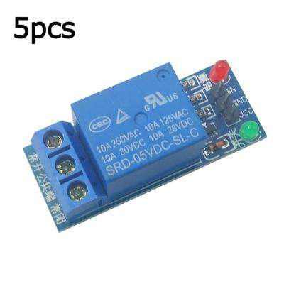 5 шт. 5 В одиночный 1-канальный релейный модуль плата щит для Arduino для Raspberry Pi