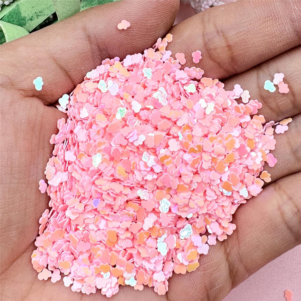 Декор для вечеринки, акриловые мини-блестки, 1000 шт., модные аксессуары из ПВХ, милые облачные аксессуары 2,5*3,2 мм