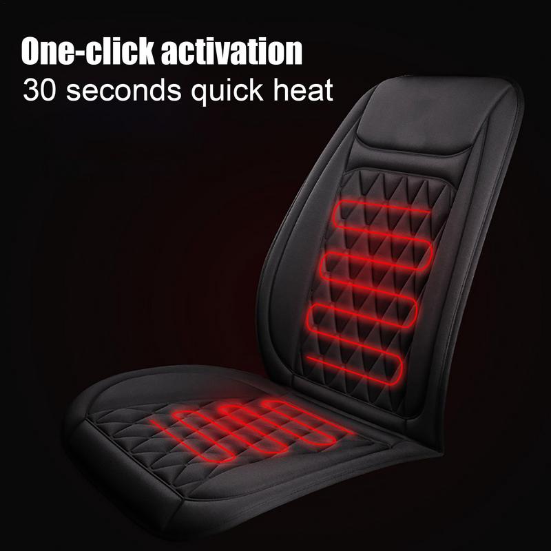 Регулируемая температура переднего и заднего сиденья, подогреваемый чехол для автомобильного сиденья, защитная подушка для стула, подогрев автомобильного сиденья для автомобильных принадлежностей