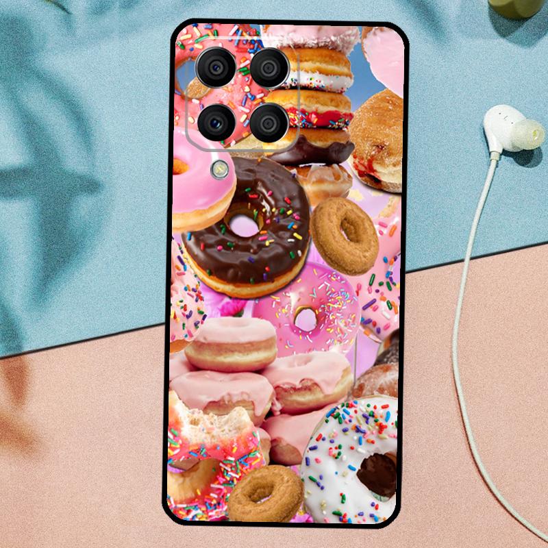 Чехол Pizza Sushi Food Donuts Для Samsung Galaxy M31 M11 M23 M12 M13 M14 M15 M35 M55 M34 M54 M33 M53 M32 M52 M06 M16