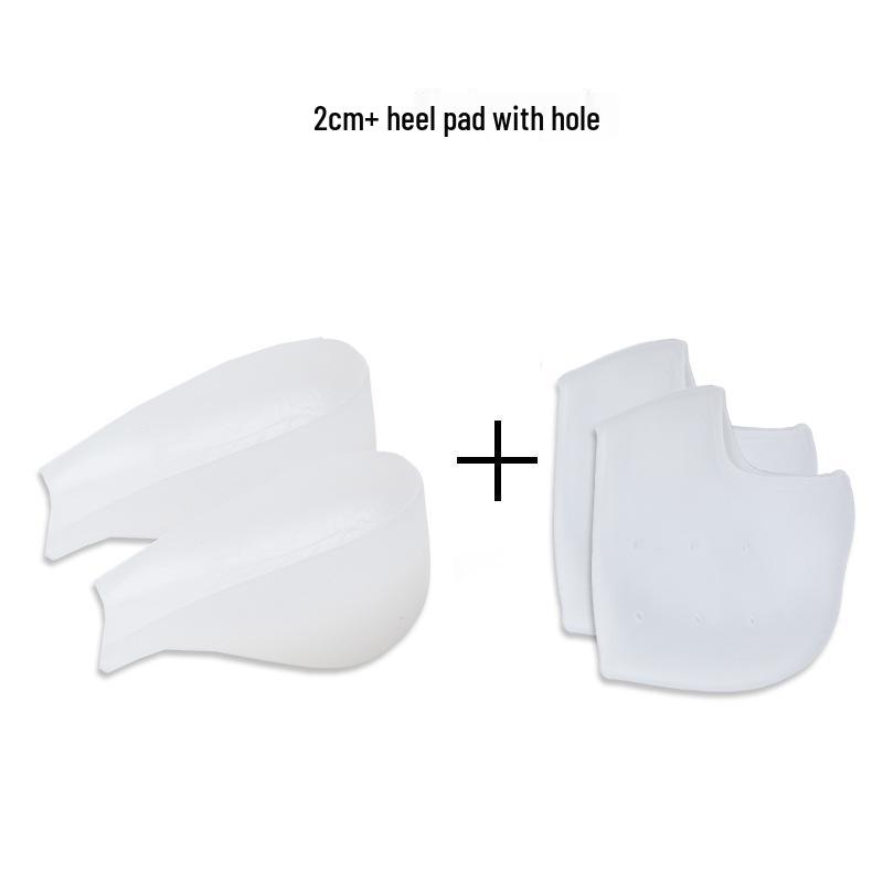 Женские невидимые силиконовые накладки на пятку Douyin - Прозрачные, противоскользящие стельки для увеличения роста