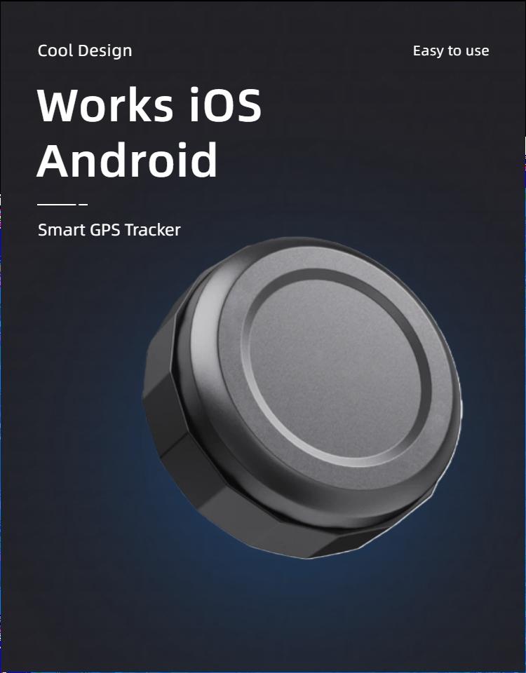 ODM Ios Android windows Dual System Strong Magnetic Waterproof google Find My Device tracker Free App Free Web Mini Gps tracker