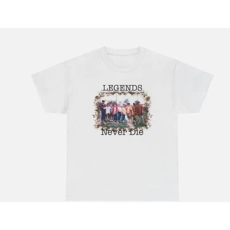 Legends Never Die T Shirt Vintage The Sandlot Retro Heavy Cotton