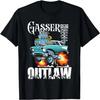 Футболка с изображением гоночного автомобиля Gasser Outlaw Class для винтажных драг-рейсинговых соревнований