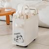Space Saving Under Desk Storage Box Moisture-proof Rolling Storage Basket  Living Room