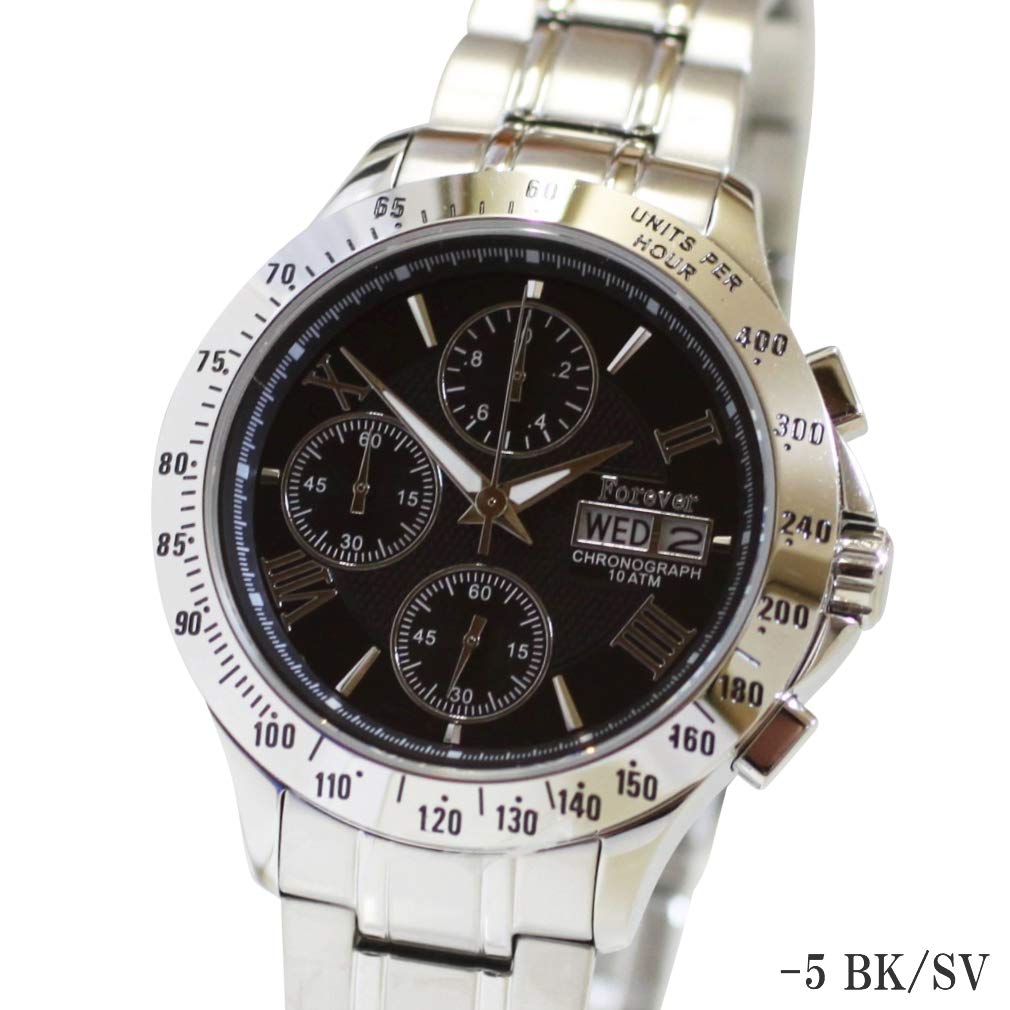 Forever Chronograph драгоценный камень с наличием ценного высокоскоростного секундного хронографа Водонепроницаемость 10 АТМ Календарь Дата День недели Тахометр