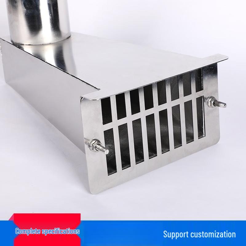 Stainless Steel Embedded Side-Entry Rainwater Floor Drain