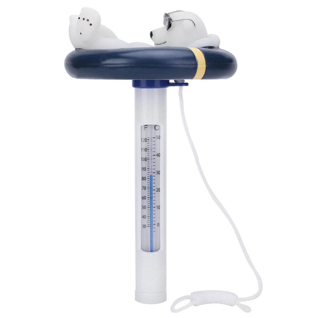 Floating Thermometer Cartoon Bear Styling Water Temperature Meter for Swimming Pools Hot Tubs Fish Pond