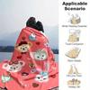 1pc, Duffy and Friends (16) Home Decor Flannel Blanket, Perfect Gift for Bedroom, Living Room, Travel, Camping, Car, Beach, Office Nap, Ideal Sofa Thr