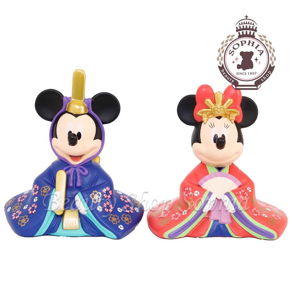 Mickey Minnie Hina Dolls with 2024 Collection Disney Resort Hinamatsuri Hina Hina Hina Disney Souvenir & Stand, [Tokyo Exclusive] (Girl's Day), Dolls,