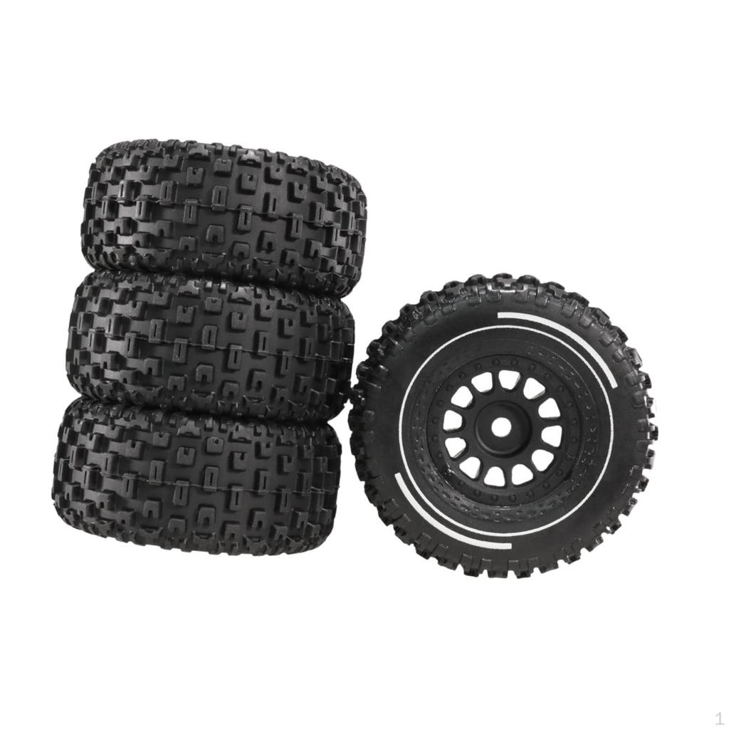 4 Pcs RC Car Tires with Practical Replacement Functions
