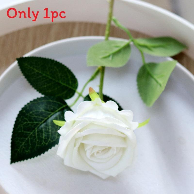 Artificial Silk Rose Flower For Wedding Party Home Decor Wall Display Arrangement
