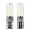 Elerose LED Bulbs, 2PCS 8-28V T10 Glass COB Filament LED Car Reading DRL Turn Signal LED Bulb (White)