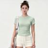 High elastic and breathable short-sleeved women's quick-drying, thin and skin-friendly sports tops Pilates running fitness clothes