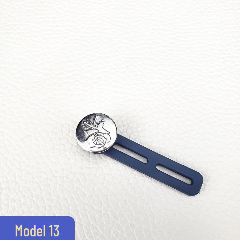 Регулируемая пуговица для расширения талии без гвоздя для мужских и женских джинсов