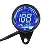 LED Motorcycle Speedometer, High Accuracy, Digital Speedometer, Tachometer, Speed Gauge, Tachometer, Universal for Motorcycles, Cool (Black)