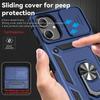 For Samsung Galaxy A07 Case Slide Lens Protector Armor Phone Cover for Sumsung A07 A 07 GalaxyA07 4G Ring Stand Shockproof Funda