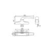 Luxury New Handle Hardware Door and Window Accessories Aluminum Alloy American Style Internal Open Handle for Luxury Villa