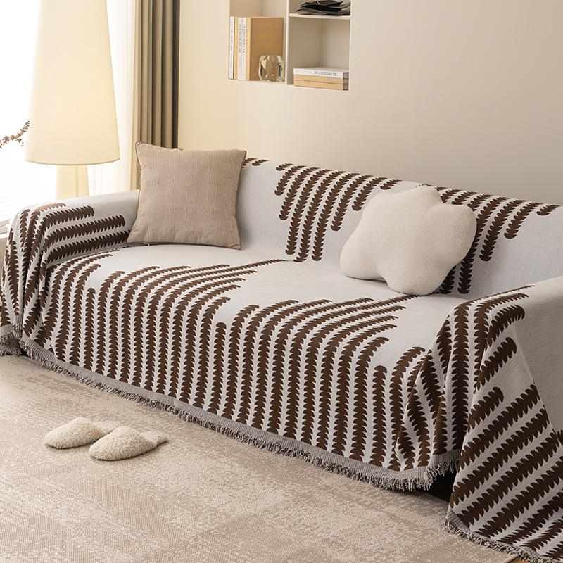 Простой чехол для дивана из синели в скандинавском стиле, полностью покрытый чехол для дивана на четыре сезона, универсальное полотенце для дивана, не царапающий чехол для дивана, подушка для дивана