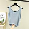 Women Summer Deep U-Neck Tank Tops Modal Cotton Sleeveless Tee Tops Camis Tshirts Casual Bottoming Top