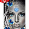 5D алмазная живопись Новое поступление портрет женщина Алмазная вышивка бабочка стразы мозаика распродажа подарок ручной работы