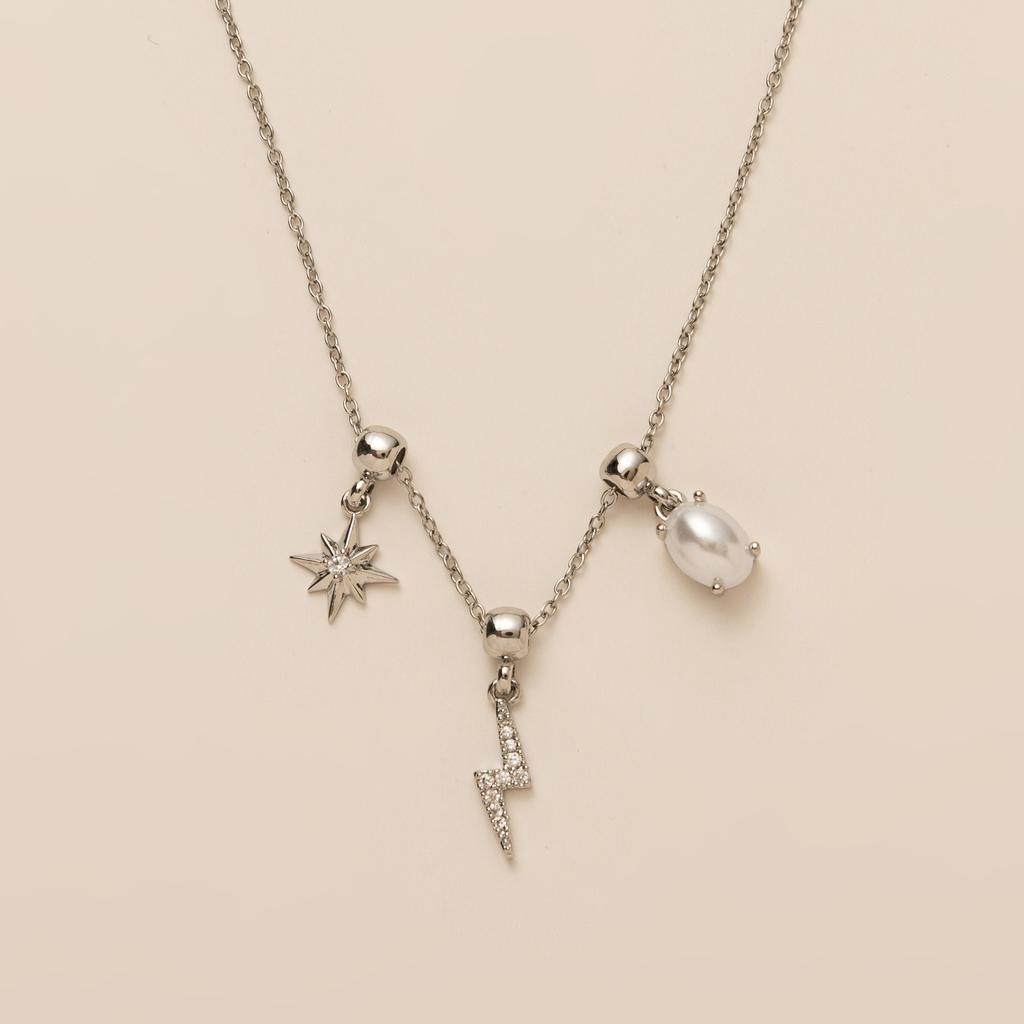 Pendant Simple Key Butterfly Love Starfish Zircon Pendant Cute Fashion Necklace Female