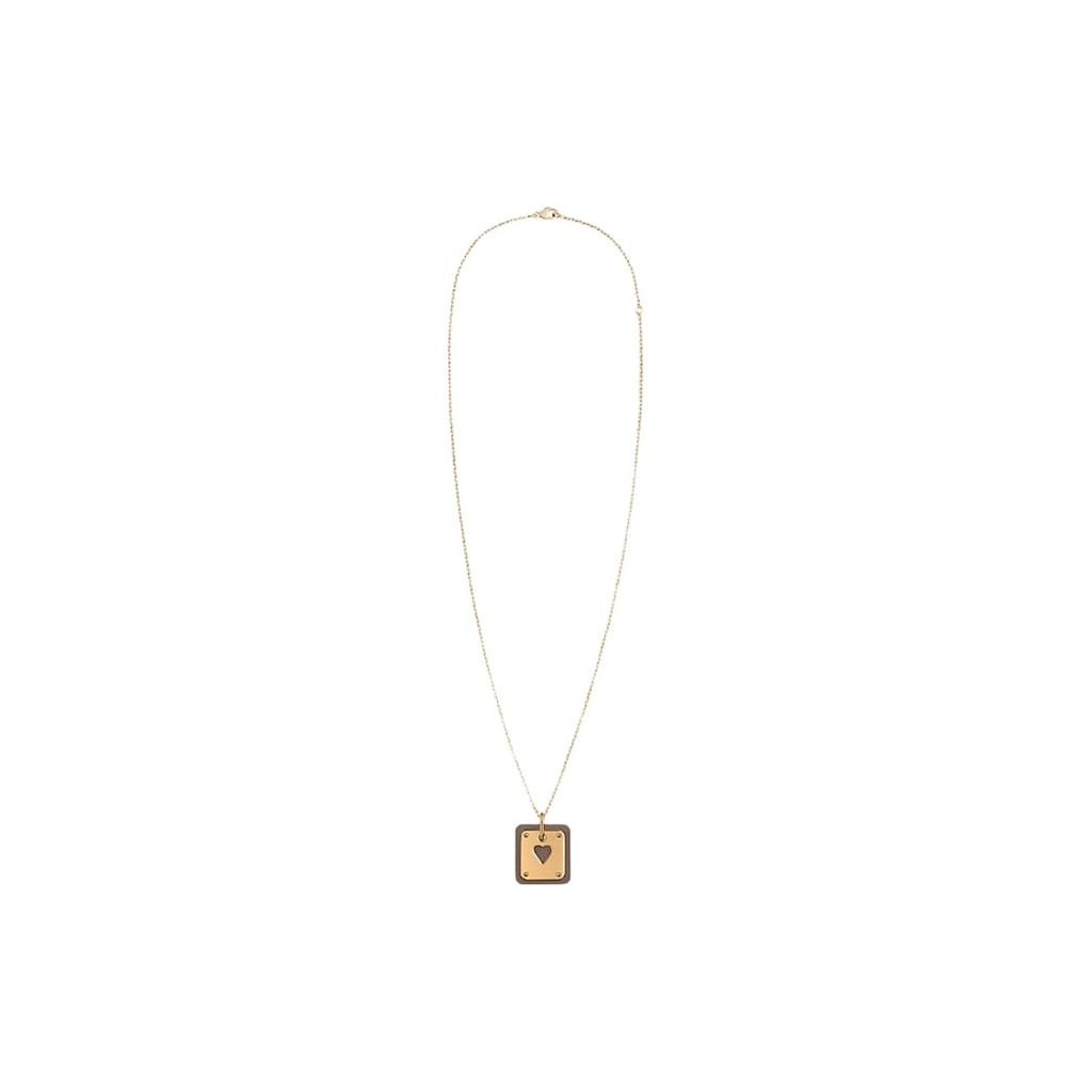 HERMES As De Coeur Calfskin Necklaces Women's H081865CC18