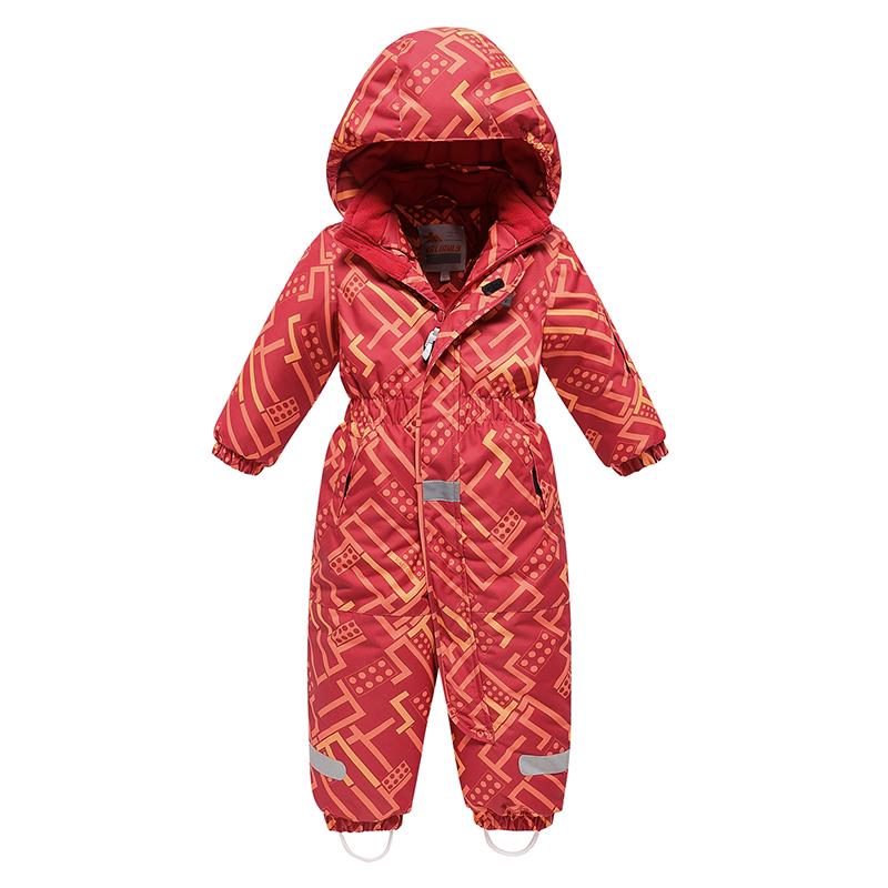 Зимний комбинезон для девочек VALIANLY, детский лыжный костюм, цельный детский зимний комбинезон, водонепроницаемые ветрозащитные лыжные комплекты