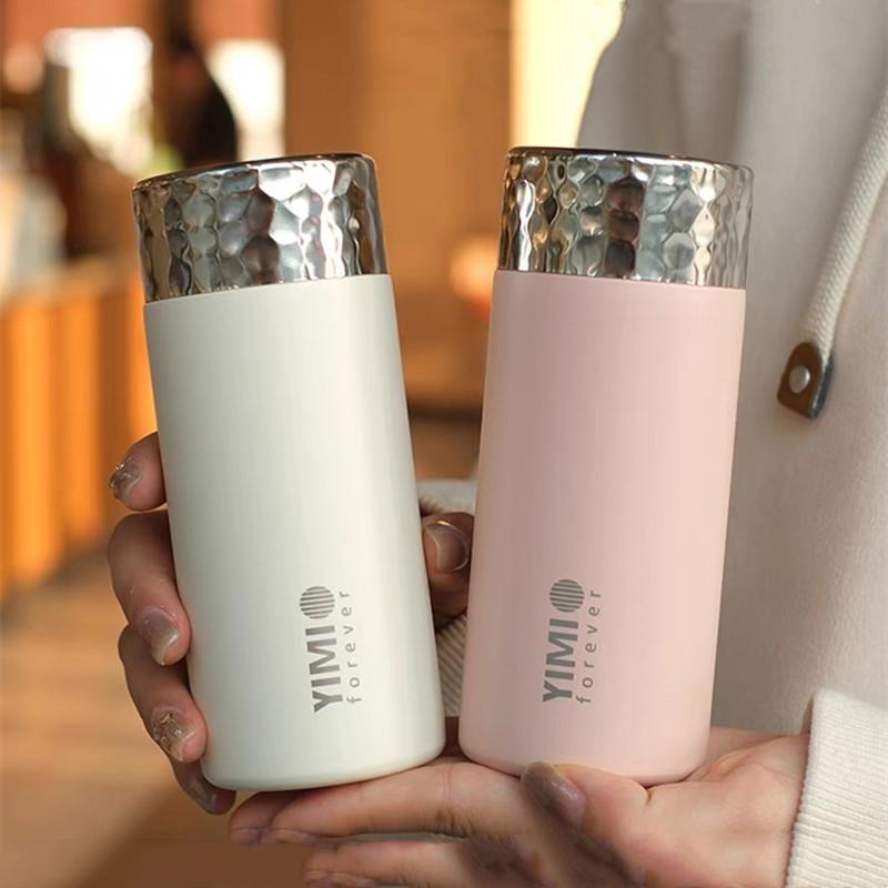 220ml/330ml Fashion Mini Stainless Steel 316 Thermal Flask Portable Pocket Coffee Tea Thermal Water Bottle Tumbler