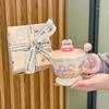 Керамическая кружка с рисунком кролика в подарочной коробке для девочек - Идеально для девушки или детского дня рождения