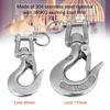 304 Stainless Steel Eye Clevis Lifting Chain Snap Hook 350Kg Working Load Limit