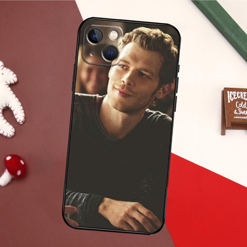 Кейс Клаус Майклсон Дневники Вампира Для iPhone 16 15 14 13 12 Mini 11 Pro Max X XR XS 7 8 Plus Мягкий Бампер Чехол