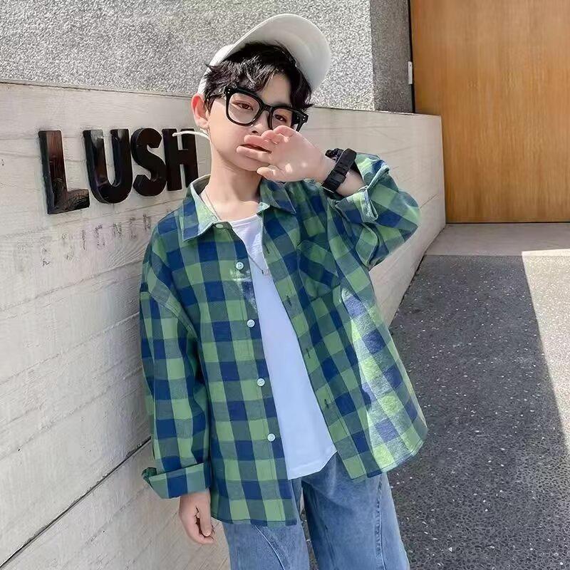Модная клетчатая рубашка для мальчиков - Весенний тренд 2024 года для детей
