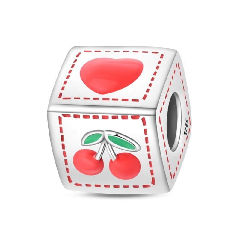 Снова в школу Медные шармы Сумка Наушники Кубик Рубика Часы Игровая консоль Бусина Подвеска Подходит для браслета Ожерелье Ювелирные изделия