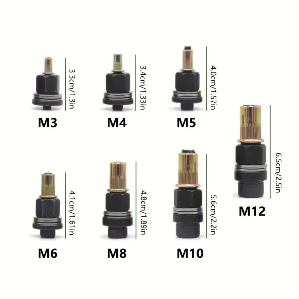 Инструмент для установки заклепочных гаек с ручным приводом Стальные гайки Ручной инструмент для заклепочных гаек Механическая сборка