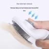 Pet Massage Comb - One-Click Hair Removal for Cats & Dogs, Knot Opener, Removes Loose Hair, Ideal for Long-Haired Pets