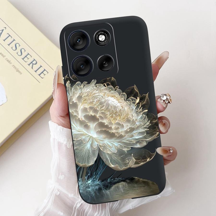 Чехол для Motorola Moto G56 G86 5G Цветок авокадо Мягкий силикон Funda для MotoG56 G 86 Ударопрочный Capa для Motog86 G 56