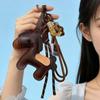 Yogodlns Мини-рюкзак из искусственной кожи с лошадью, подвеска для сумки, брелок для сумки, аксессуары для сумок
