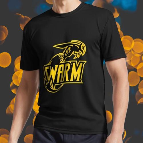 Swarm Sports Logo Active T-Shirt Funny American Unisex Size S-5XL