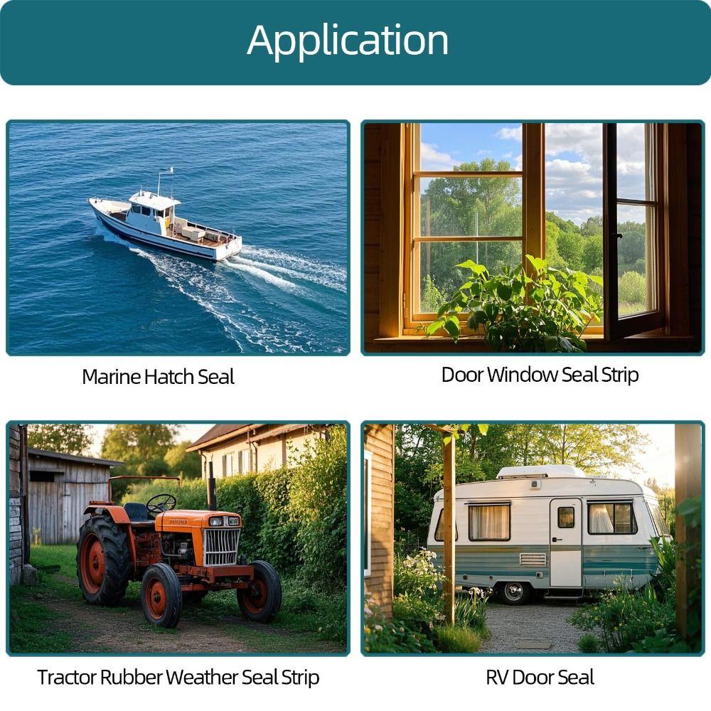 1м автомобильный уплотнитель D-образной формы для окон и дверей, профессиональный лодочный уплотнитель, товары для дома