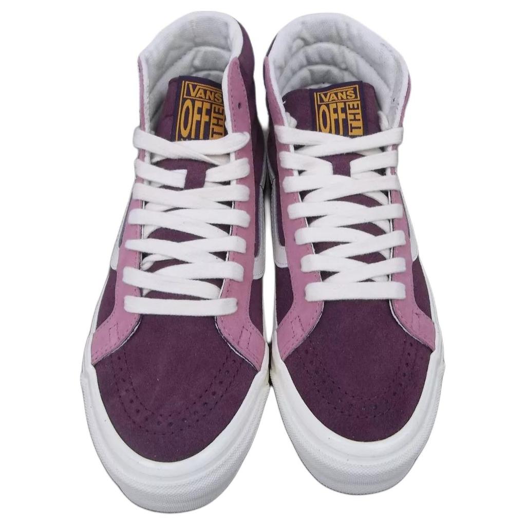 Vans Sk8-Hi 138 Decon Vr3 Sf Comfortable Casual High-Top Skate Shoes Unisex Sneakers Pink Purple VN000CTBBJD