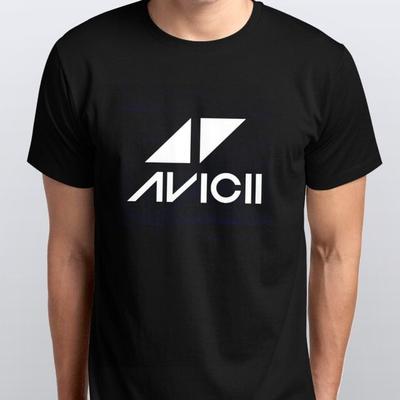 Футболка AVICII размеры S M L XL XXL цвета Черный, Белый