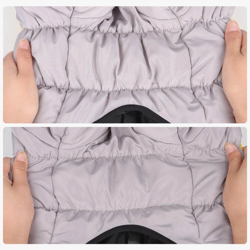 Зимнее пальто для собаки Уютный светоотражающий водонепроницаемый жилет для собаки Теплая одежда для собаки для холодной погоды для средней и крупной собаки