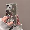 Подходит для iPhone17ProMax розовый тюльпан зеркальный чехол для телефона 16 Apple 13/14 большое отверстие 15 нишевый x