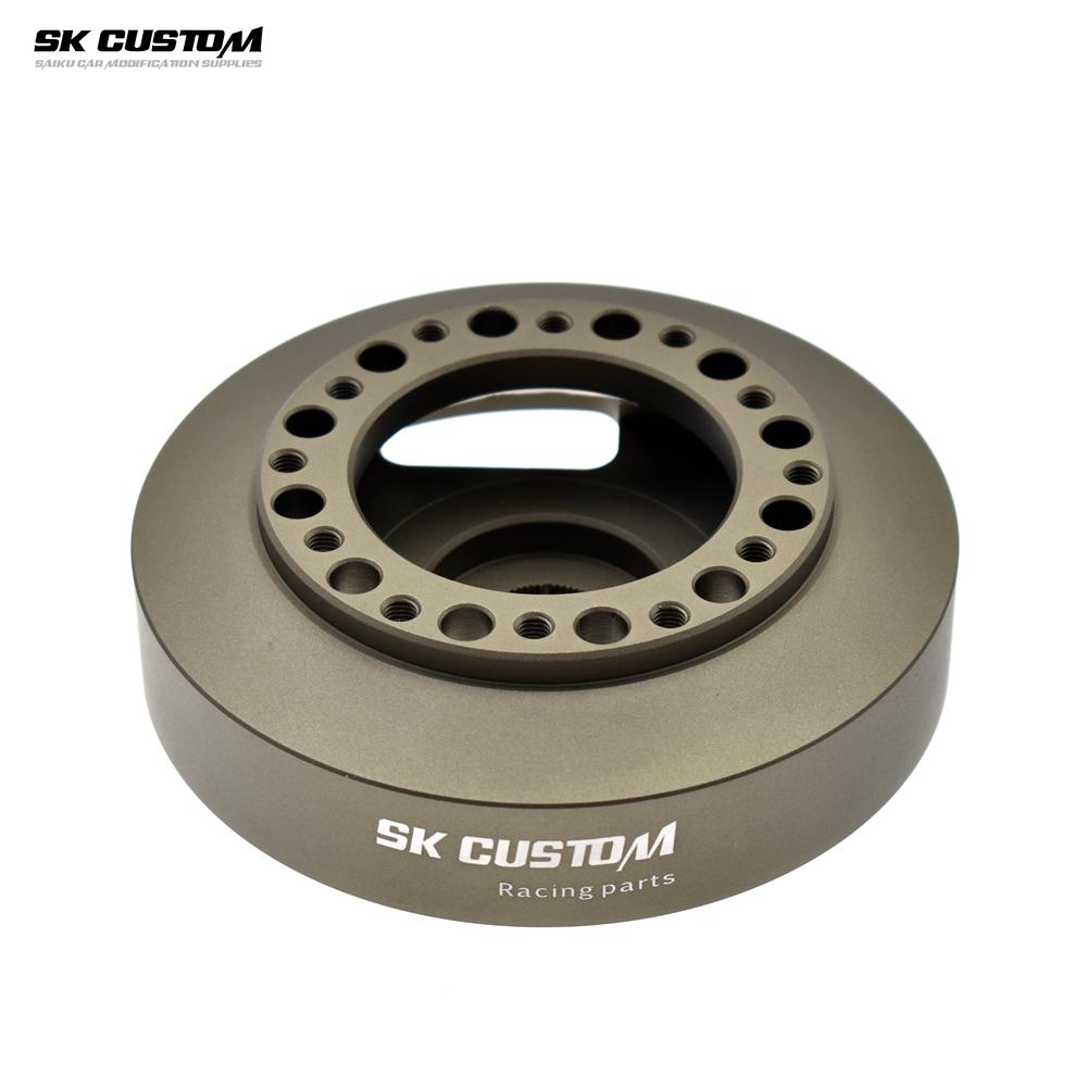 For MINI R55 R56 R57 R58 R59 R60 R61 Aluminum Alloy Steering Wheel Short Hub Adapter Aluminum Alloy Steering Wheel Base Boss Hub