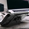 Ударопрочный защитный тяжелый жесткий чехол с металлической подставкой для iPhone 16 15 14 13 12 Pro Max 11